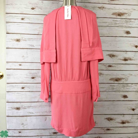 NWT See By Chloe Double Cuff Cape Dress Size 6 - Picture 2 of 10